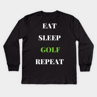 Golf Lovers Gift Idea - Father's Day Present for Golfer Kids Long Sleeve T-Shirt